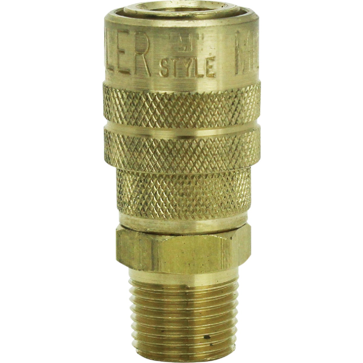 Milton 3/8 In. MNPT M-Style Coupler