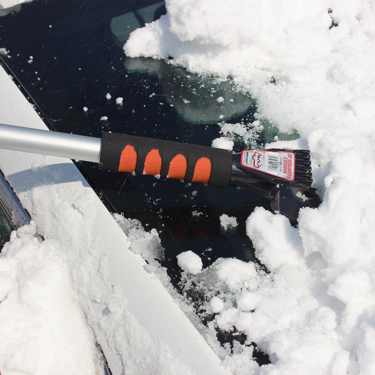 EMSCO Bigfoot 42 In. Snowbrush with Scraper and Foam Comfort Grip Image 2