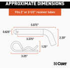 CURT 5/8 In. Hitch Pin Image 2