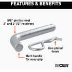 CURT 5/8 In. Hitch Pin Image 3