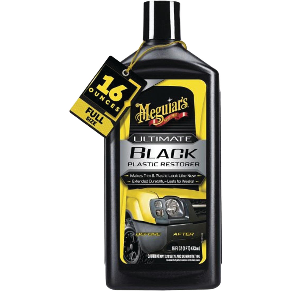 Meguiar's 16 Oz. Liquid Ultimate Black Plastic Restorer/Detailer