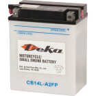 Deka 12-Volt 14 AH Powersport Battery, Right Front Positive Terminal Image 1