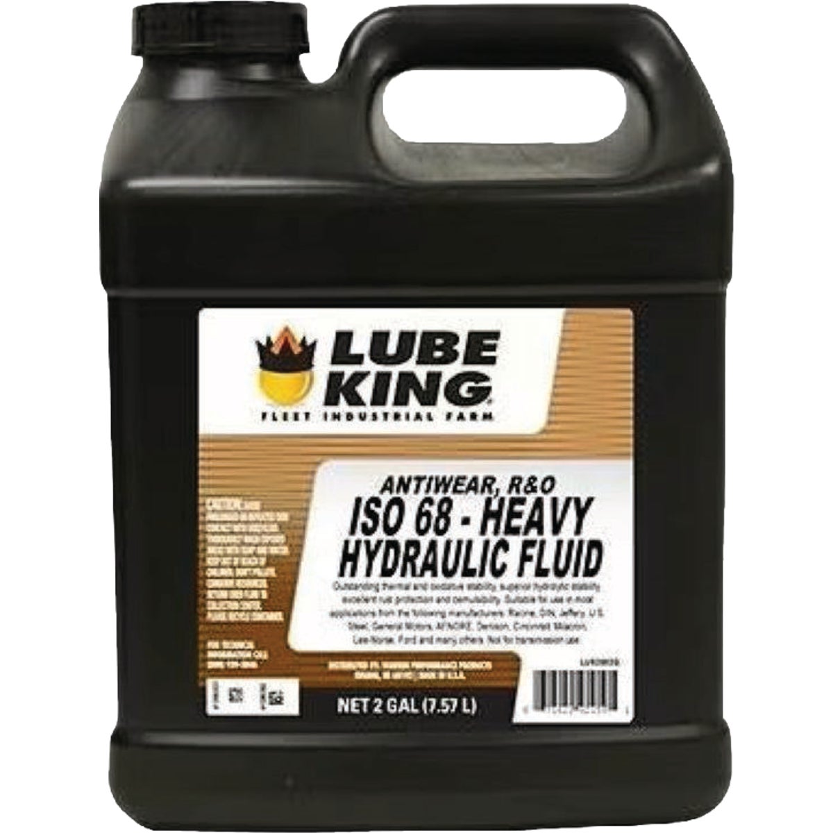 Lube King 2 Gal. AW ISO 68 Hydraulic Fluid Image 1