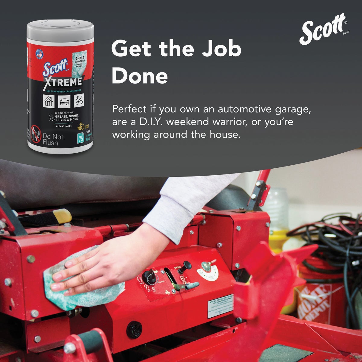 Scott Xtreme Multipurpose Cleaning Wipes (75-Count) Image 3
