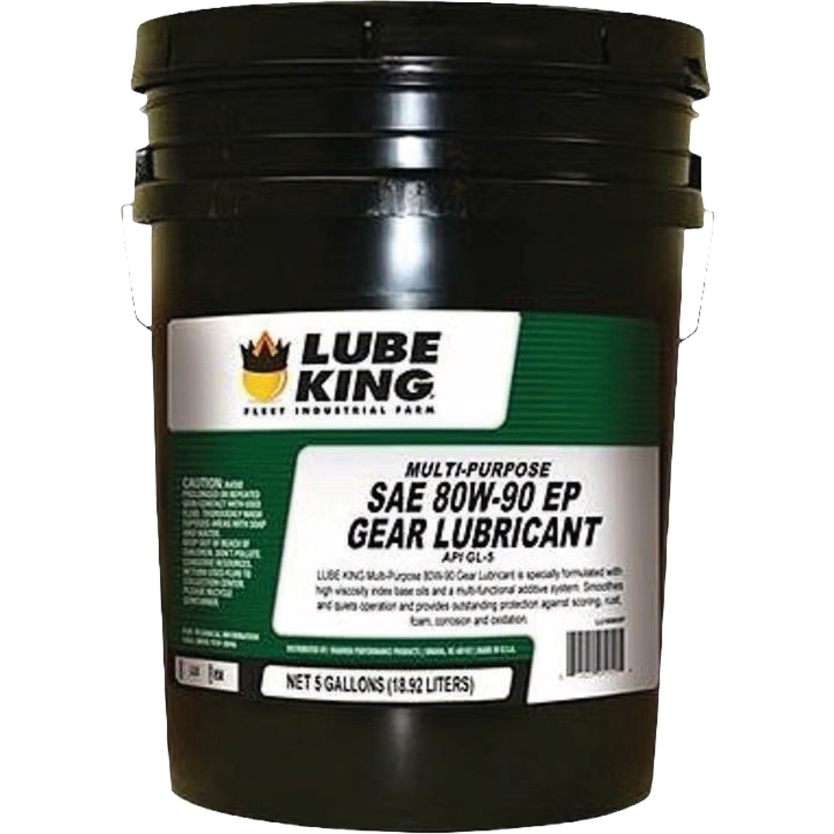 Lube King 5 Gal. 80W90 Multi-Purpose Gear Lubricant Oil Image 1
