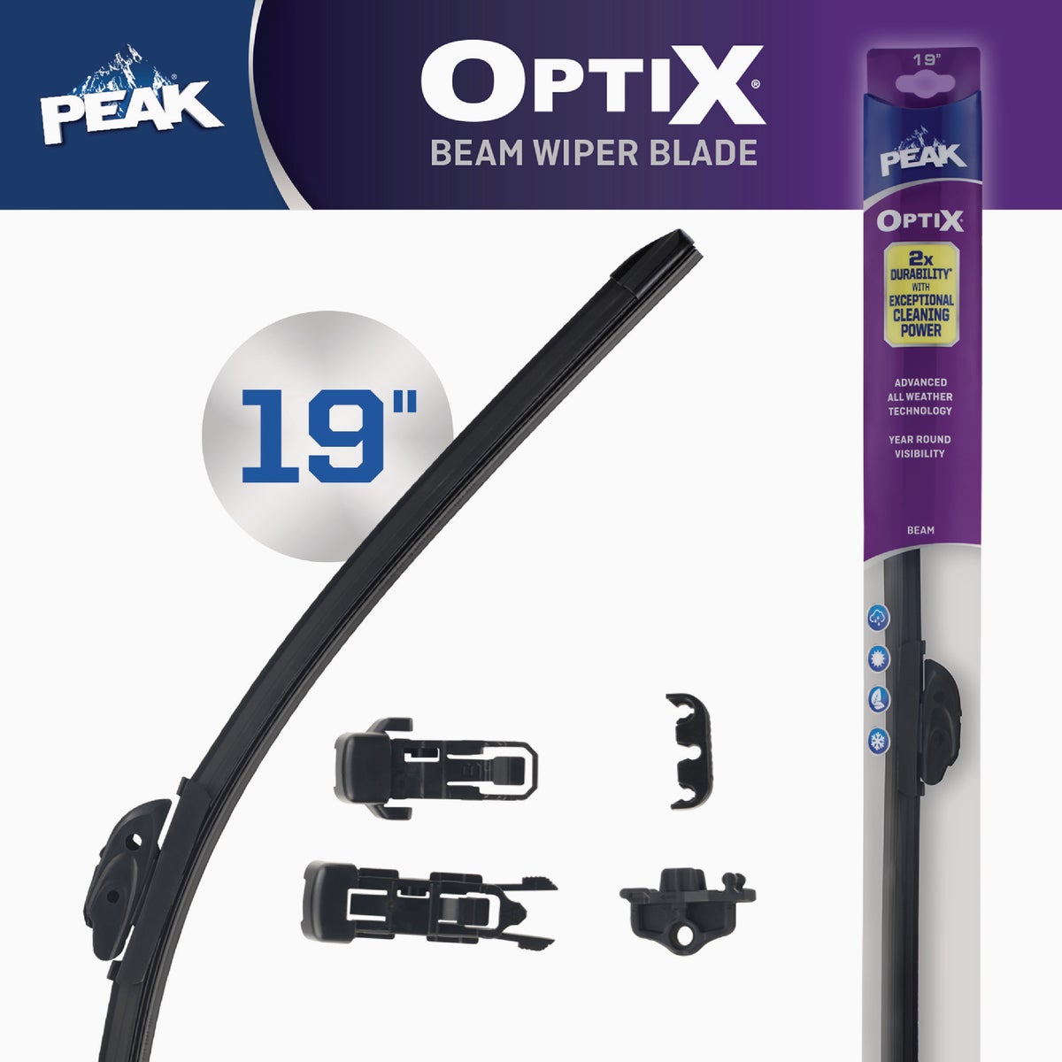 Peak 19 In. Optix Wiper Blade Image 2