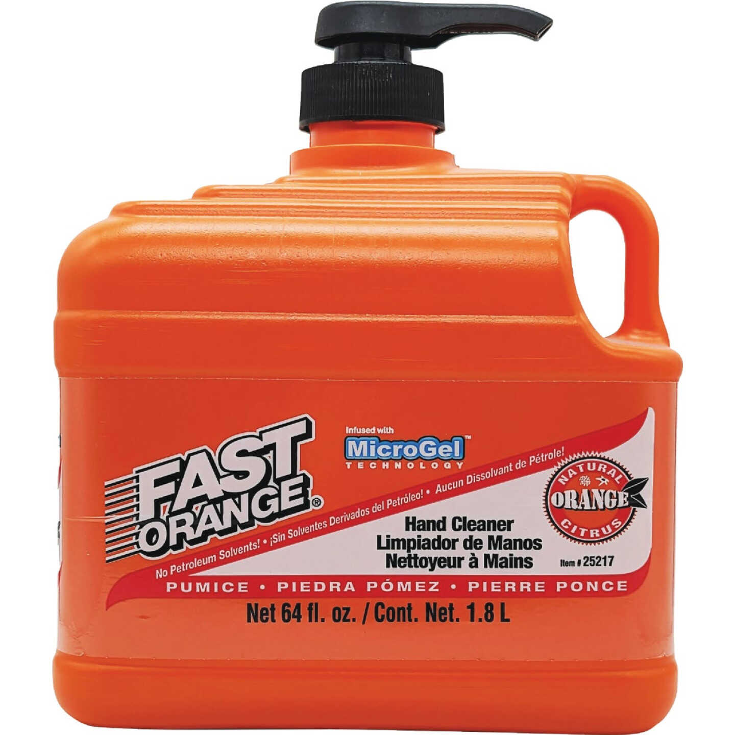 PERMATEX 48 Oz. Fast Orange Pumice Orange Citrus Hand Cleaner Image 1