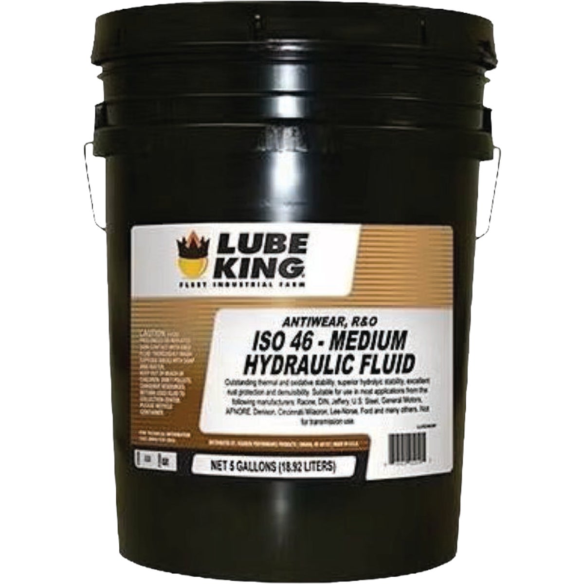 Lube King 5 Gal. AW ISO 46 Hydraulic Fluid Image 1