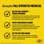 Pennzoil Platinum Full Synthetic 0W-20 Motor Oil, 5 Qt. Image 2