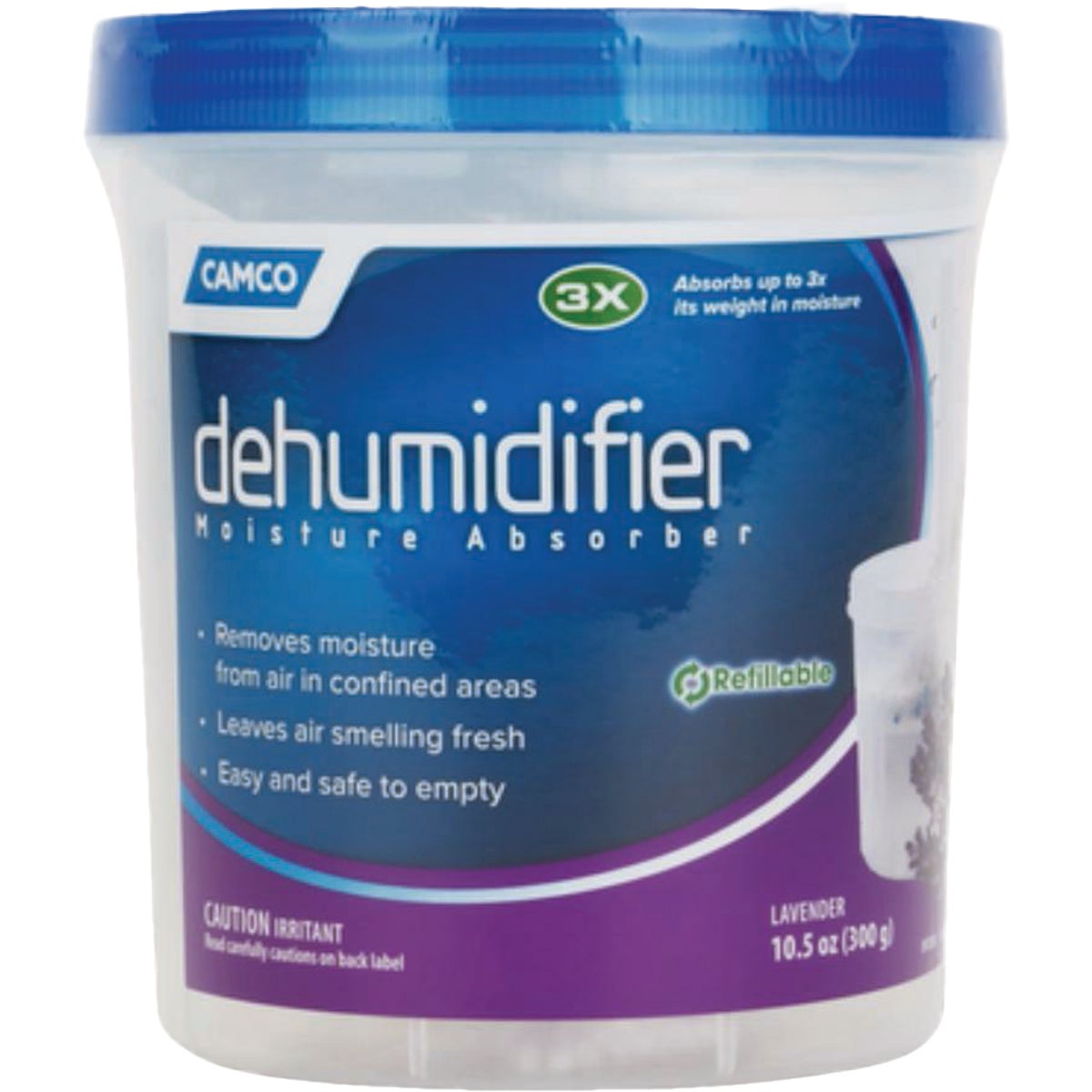 Camco 10-1/2 Oz. Lavender Moisture Absorber Refillable Bucket
