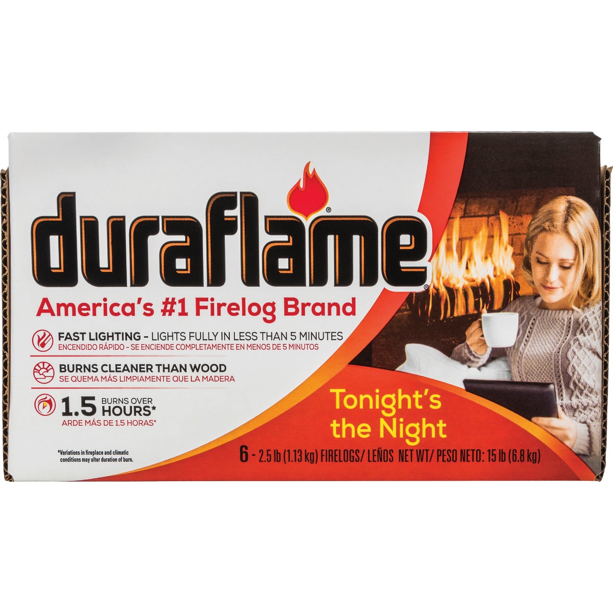 Duraflame 1.5-Hour Firelog (6-Pack) Image 2