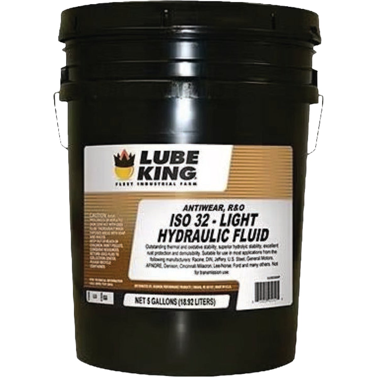 Lube King 5 Gal. AW ISO 32 Hydraulic Fluid Image 1