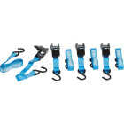 Channellock 1 In. x 10 Ft. Ratchet Tie Down With S Hooks (4-Pack) Image 1
