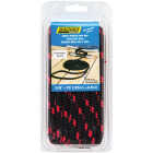 Seachoice 3/8 In. x 15 Ft. Black with Red Tracer Double Braid Polypropylene Dock Line Image 1