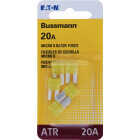 Bussmann 20A 32V ATR Non Indicating Blade Fuse, Yellow (5-Pack) Image 1
