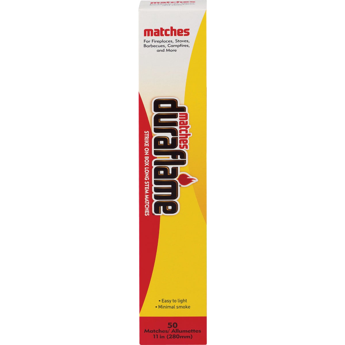 Duraflame 11 In. Strike on Box Safety Matches (50-Pack)