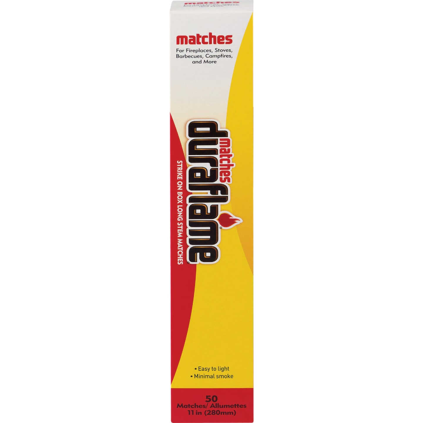 Duraflame 11 In. Strike on Box Safety Matches (50-Pack) Image 1
