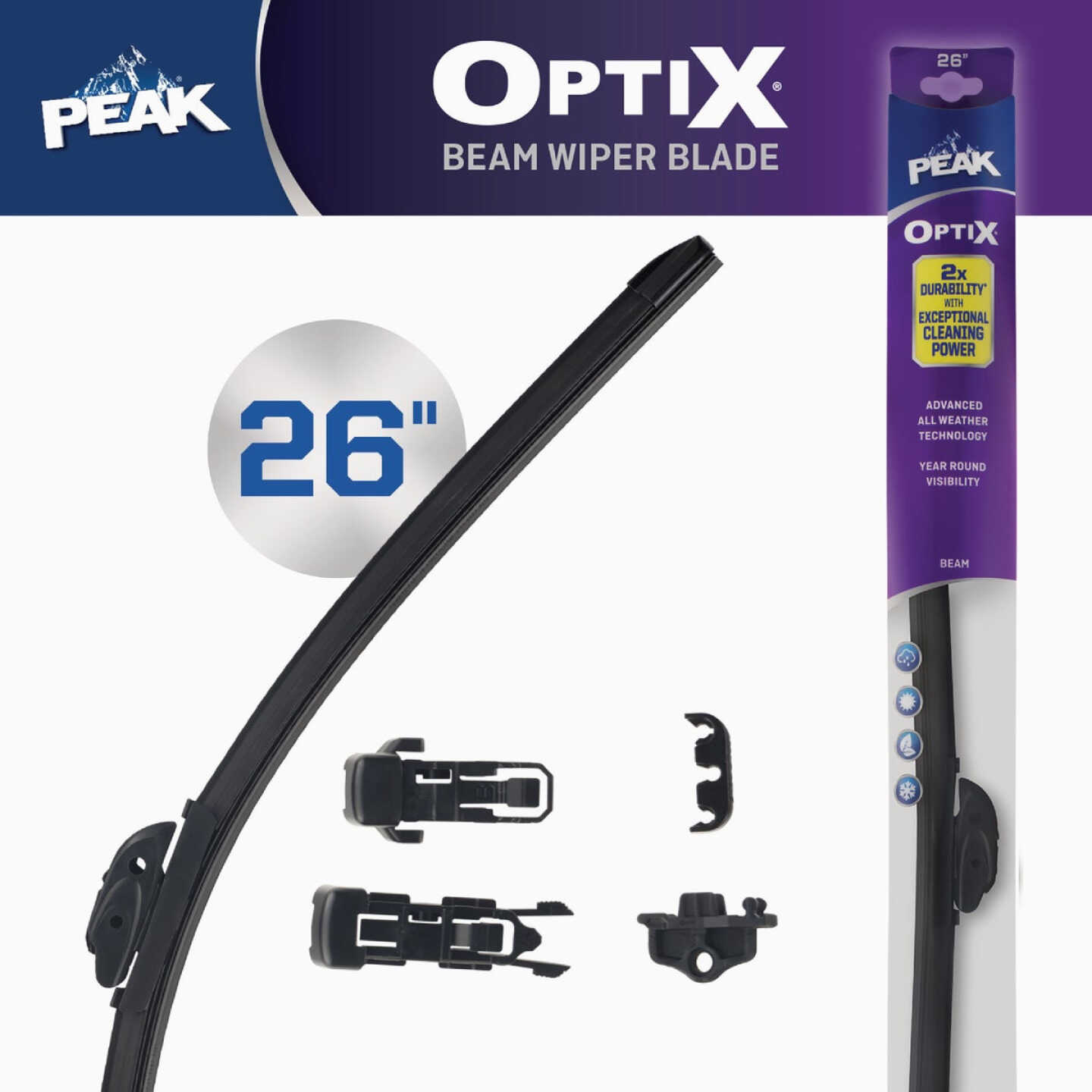 Peak 26 In. Optix Wiper Blade Image 2