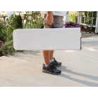 Lifetime 6 Ft. White Granite Fold-In-Half Bench Image 8