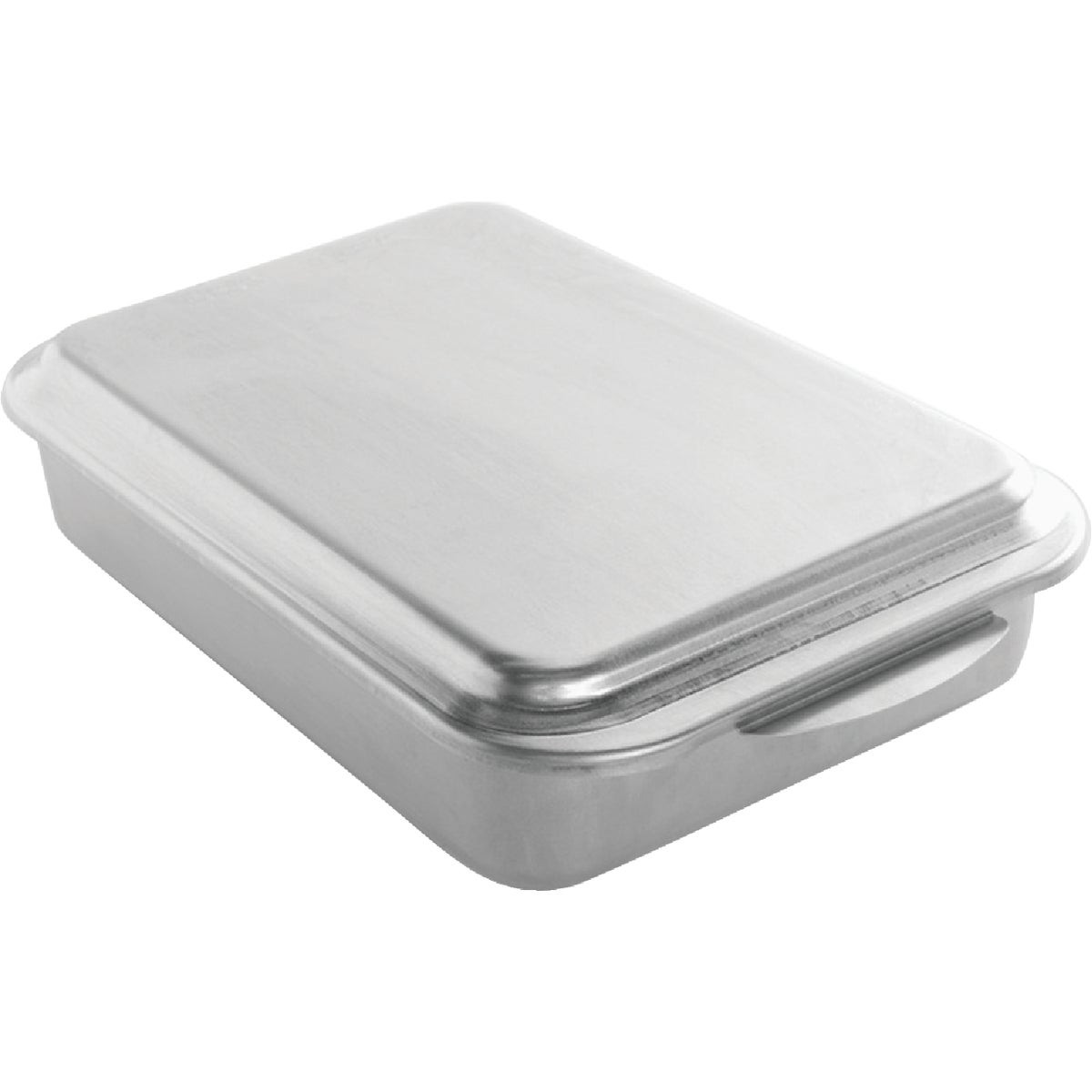 NordicWare Naturals 9 In. x 13 In. Aluminum Cake Pan with Lid Image 4
