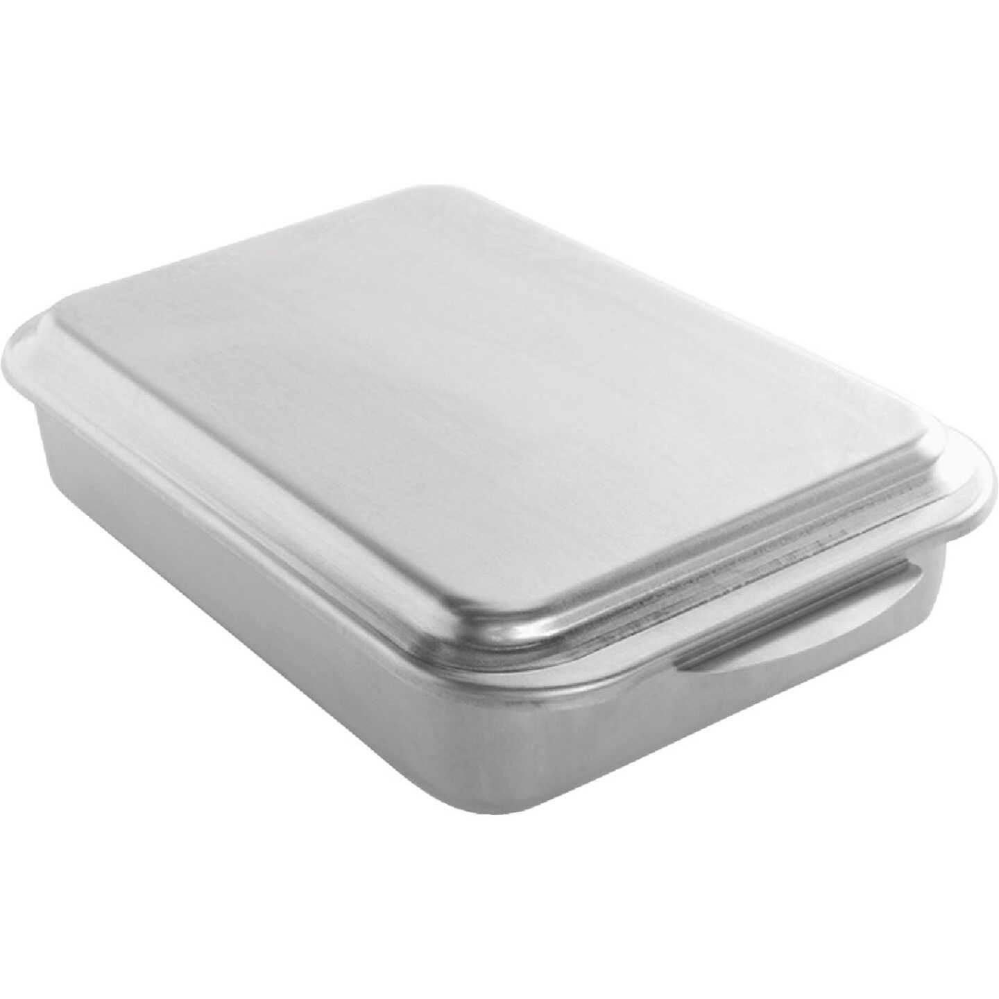 NordicWare Naturals 9 In. x 13 In. Aluminum Cake Pan with Lid Image 4