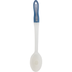 16 In. White & Blue Bath Brush Body Scrubber Image 2
