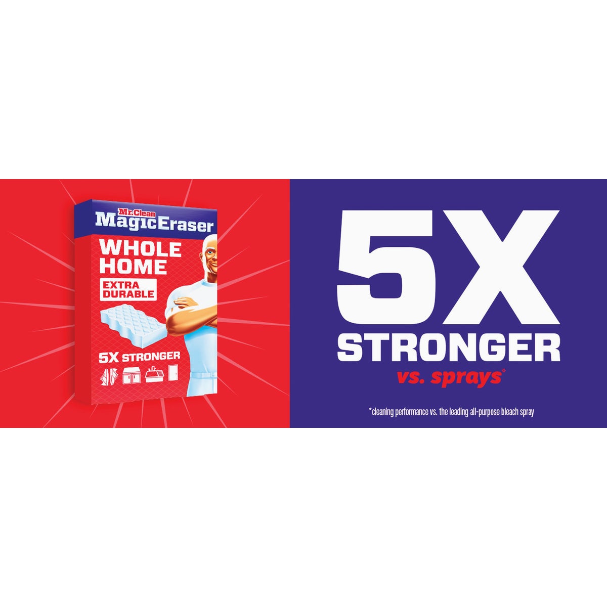 Mr. Clean Magic Eraser Whole Home Extra Durable Cleansing Pad (2-Count) Image 3
