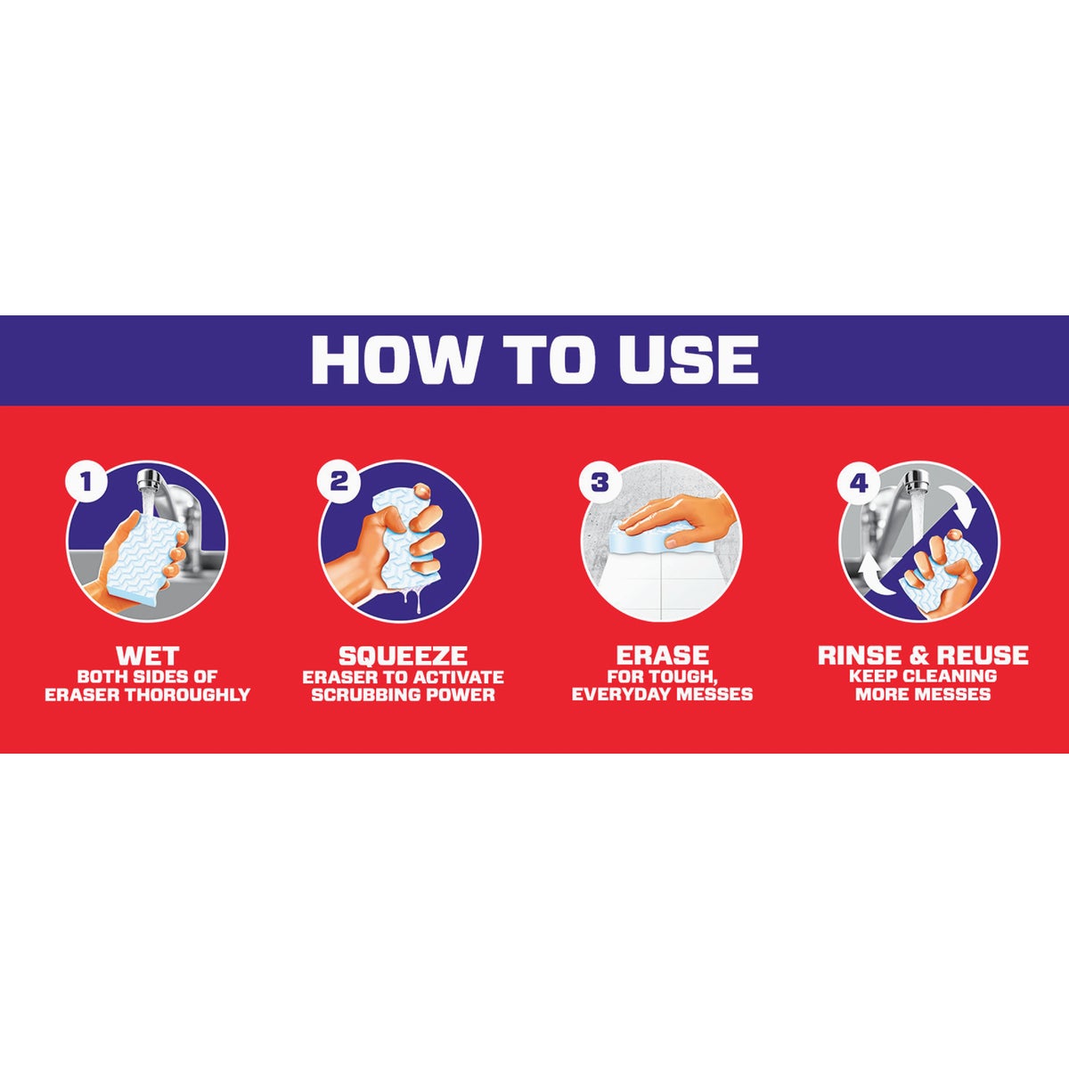 Mr. Clean Magic Eraser Whole Home Extra Durable Cleansing Pad (2-Count) Image 2