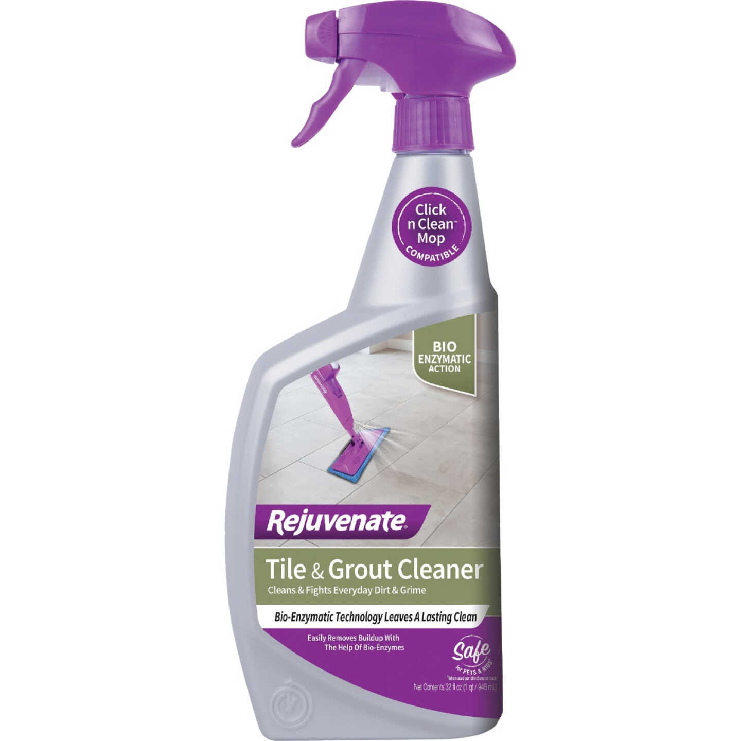Rejuvenate 32 Oz. Bio-Enzymatic No Scrub Tile & Grout Cleaner Image 1