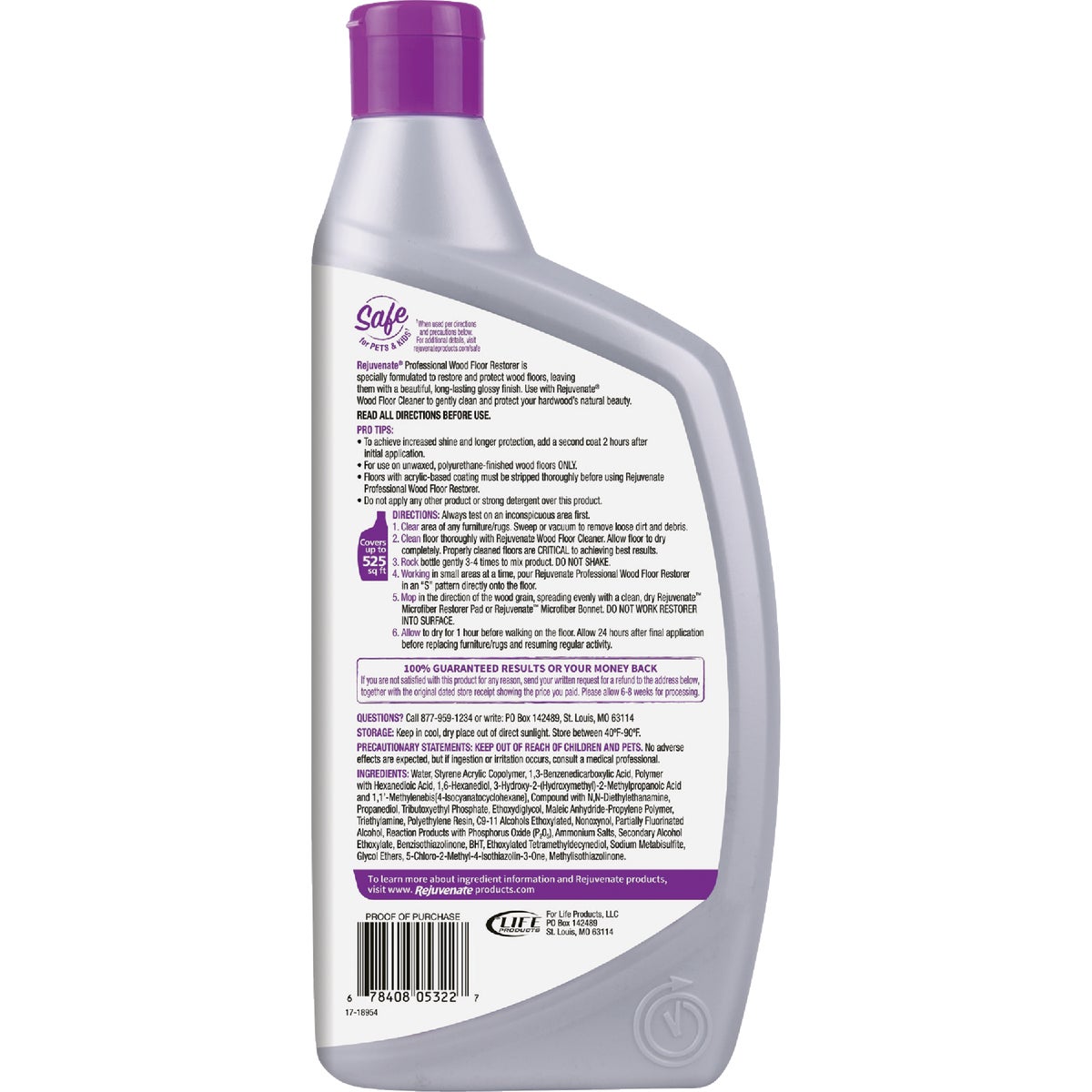Rejuvenate 32 Oz. High Gloss Professional Wood Floor Restorer Image 4