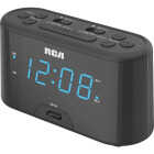 RCA USB Dual Alarm Clock Radio Image 1