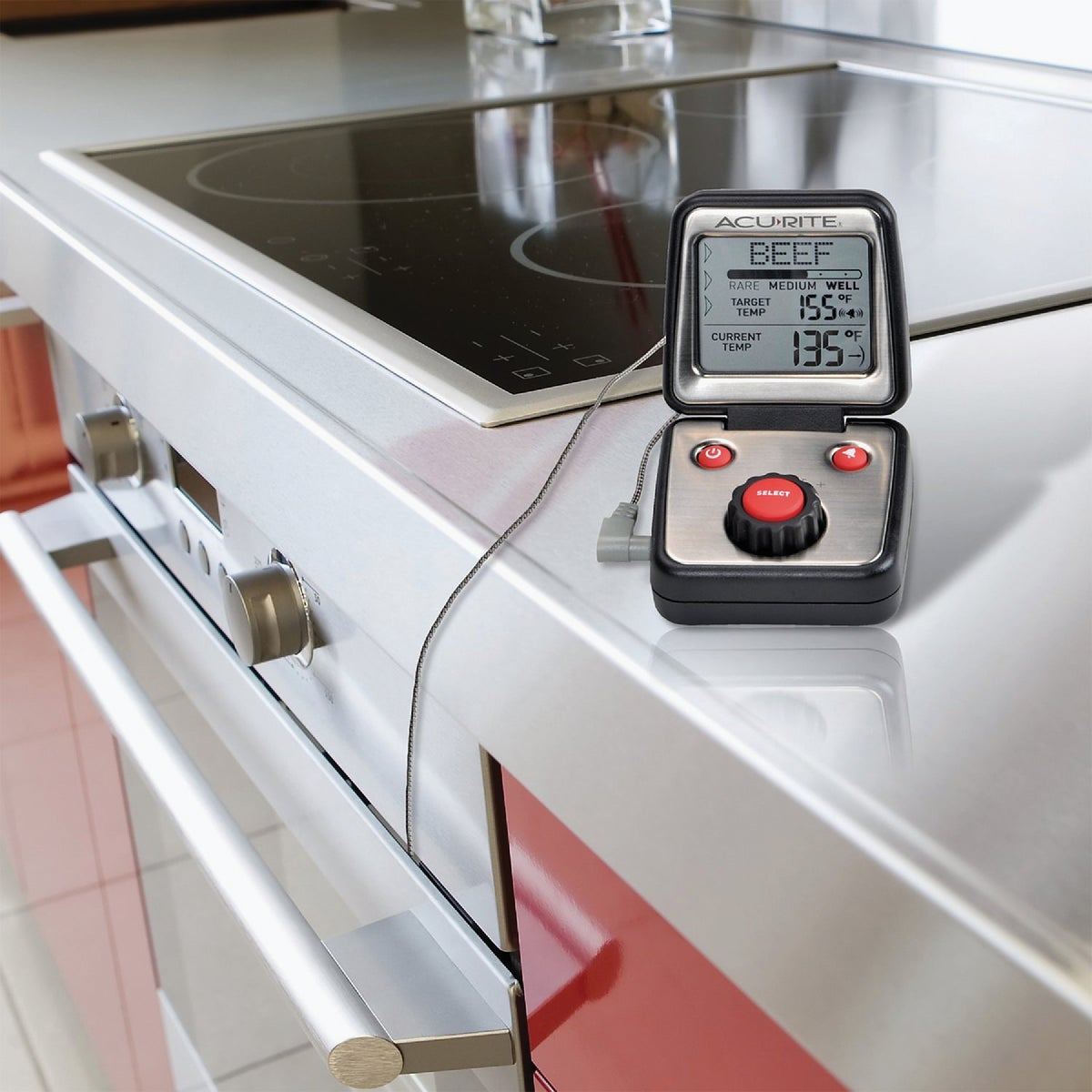 Acu-Rite Audible Digital Probe Cooking Kitchen Thermometer Image 2