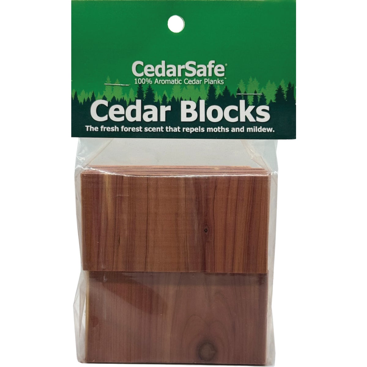 CedarSafe Aromatic Cedar 3 In. W. x 2.125 In. H. x .69 In. D. Cedar Blocks (16-Pack)