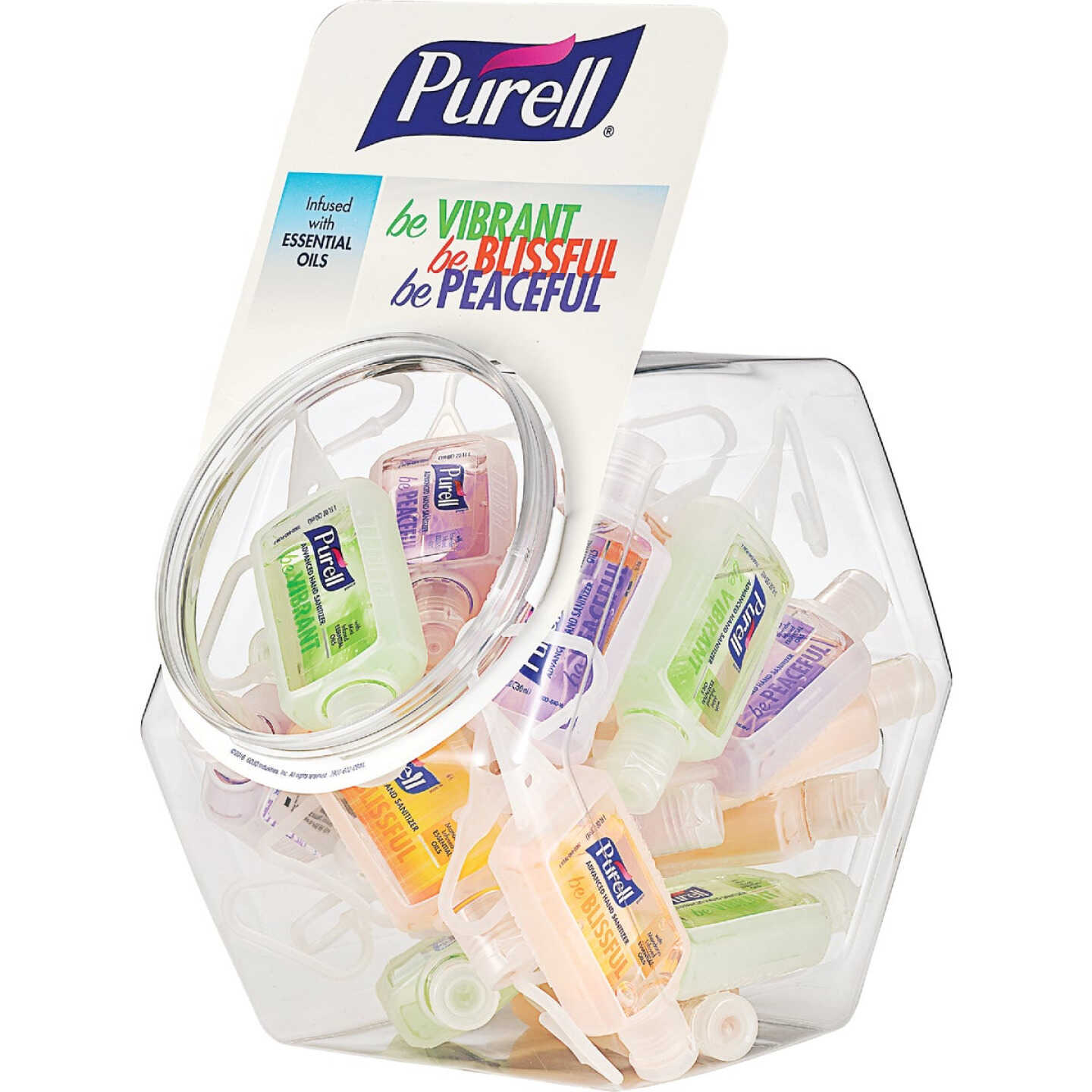 Purell 1 Oz. Advanced Hand Sanitizer Gel Infused with Essential Oils Flip-Cap Bottle Image 1