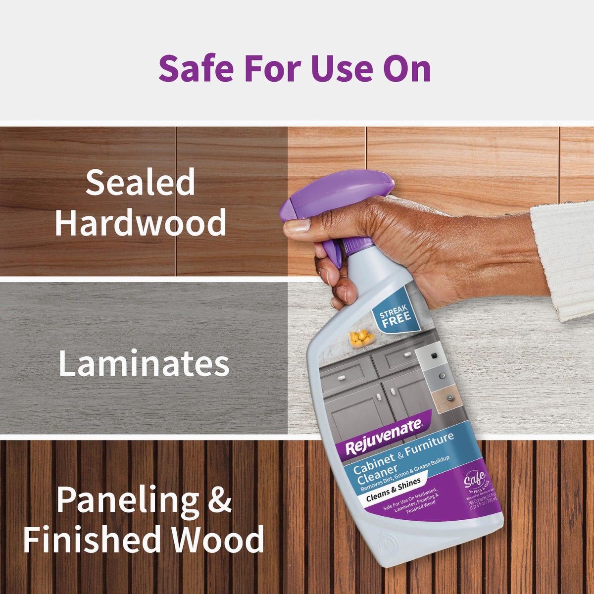 Rejuvenate 24 Oz. Cabinet & Furniture Cleaner Image 4