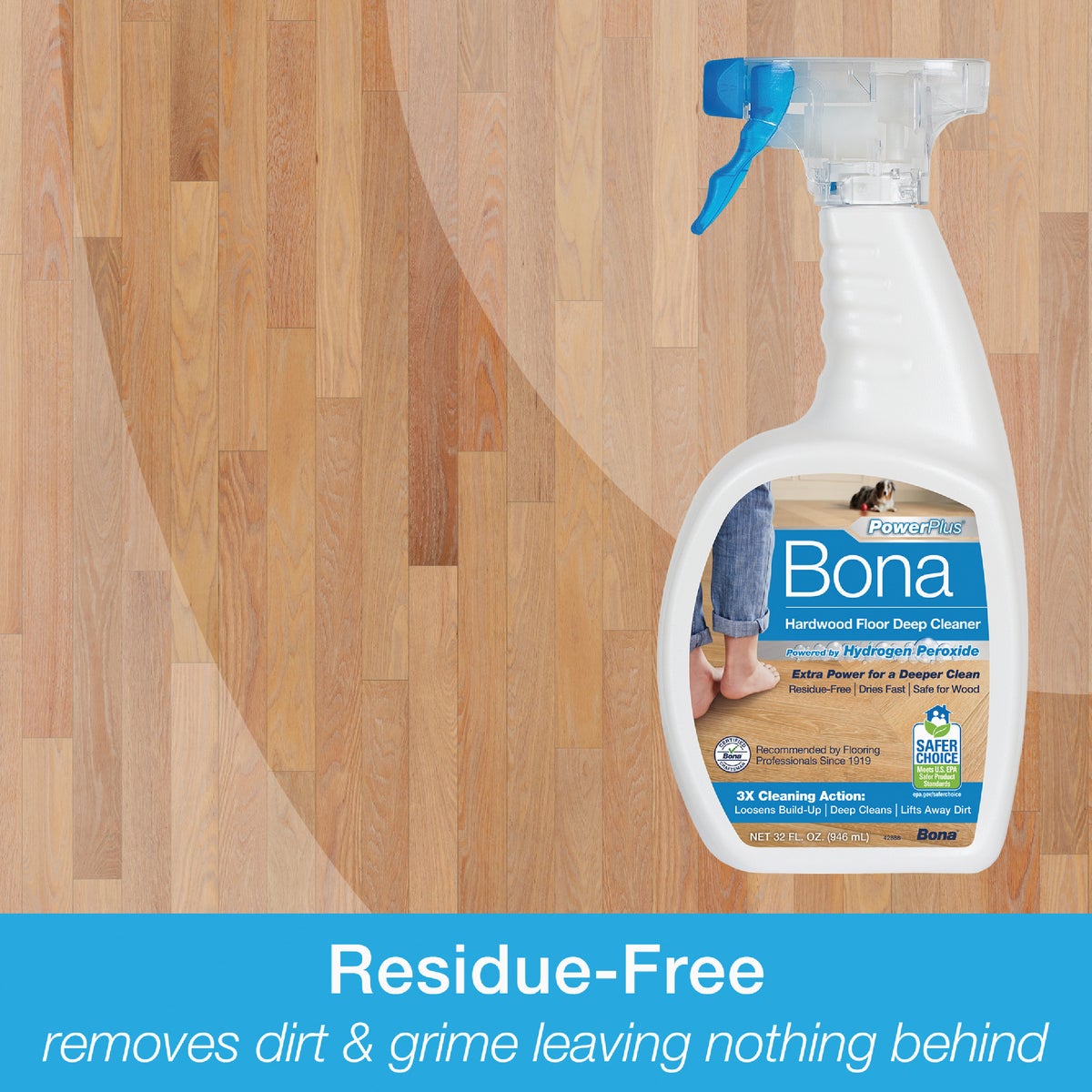 Bona PowerPlus 32 Oz. Hardwood Floor Cleaner Image 2