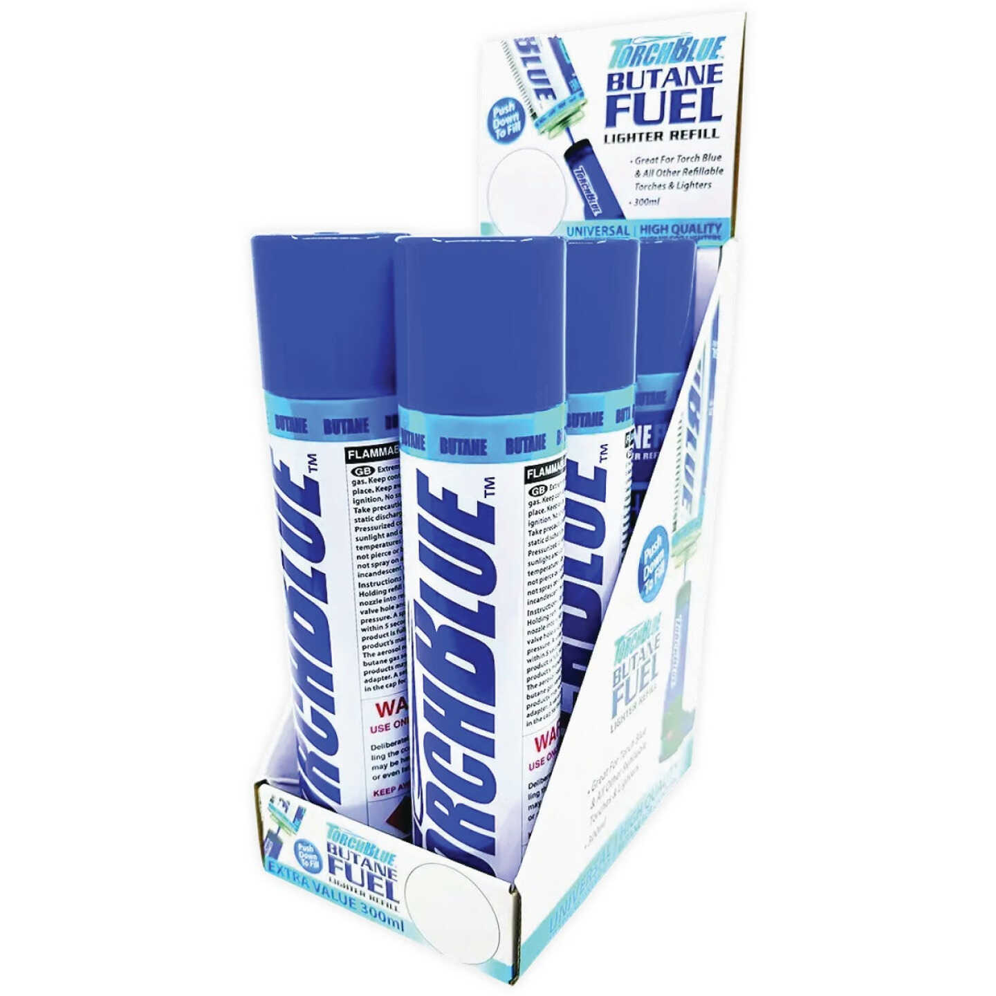 Torch Blue 3000mL Butane Cylinder Refill Image 1