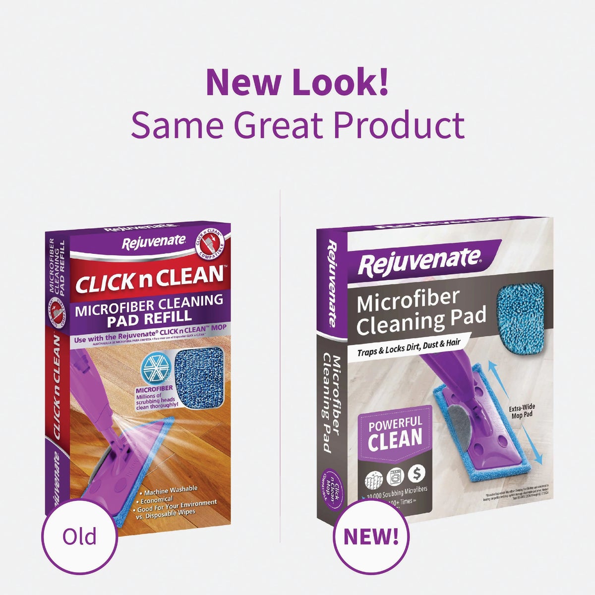 Rejuvenate Click n Clean 9 In. Microfiber Cleaning Pad Image 5