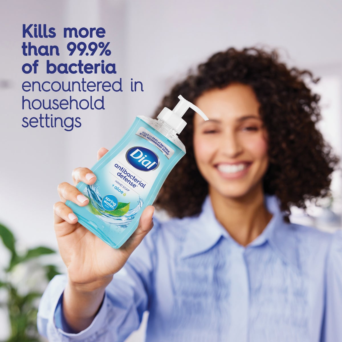 Dial Antibacterial Defense 11 Oz. Spring Water Liquid Hand Soap  Image 2