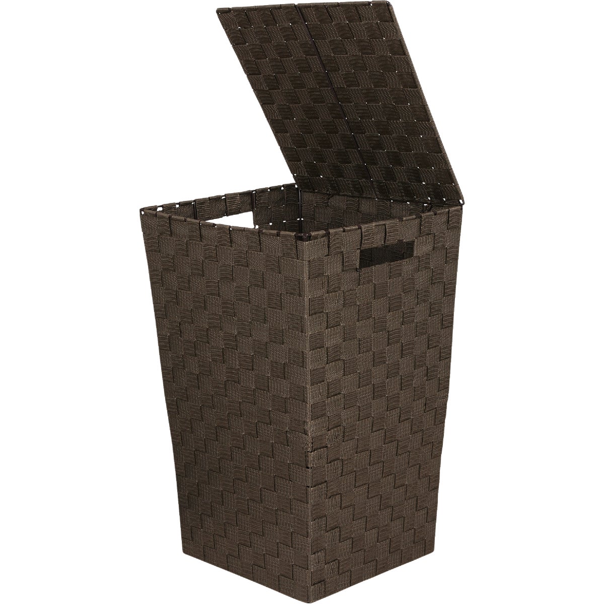 Home Impressions 13 In. x 20.5 In. H. Woven Laundry Hamper, Brown