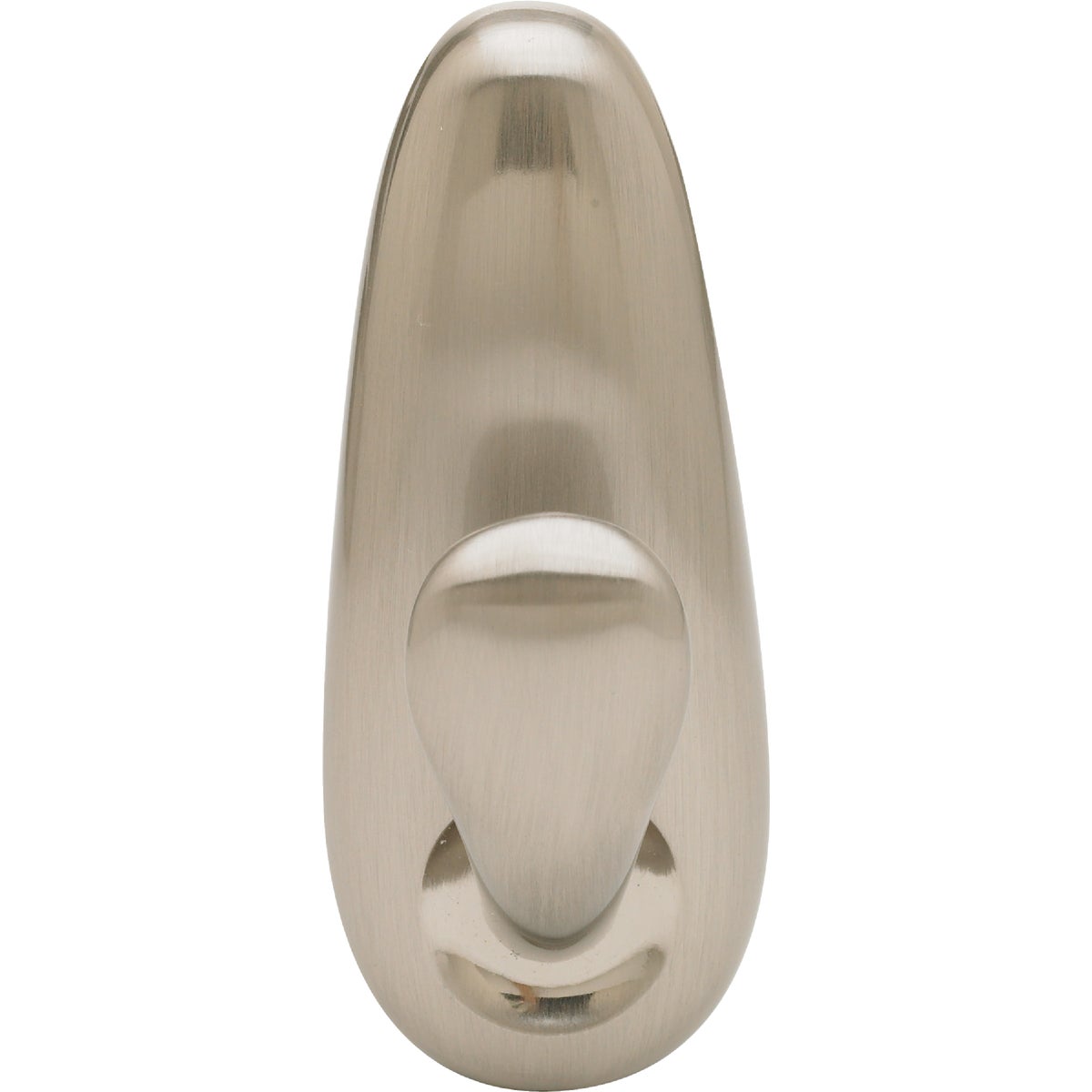 Command Medium Forever Classic Hook, Brushed Nickel, 1 Hook, 2 Strips Image 3