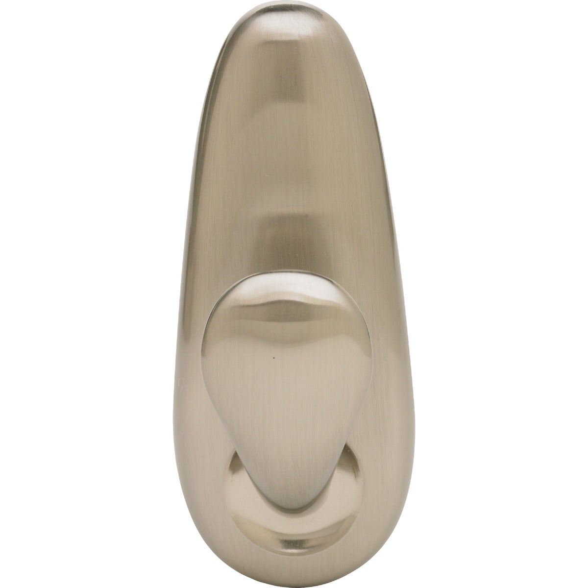 Command Large Forever Classic Hook, Brushed Nickel, 1 Hook, 2 Strips Image 3