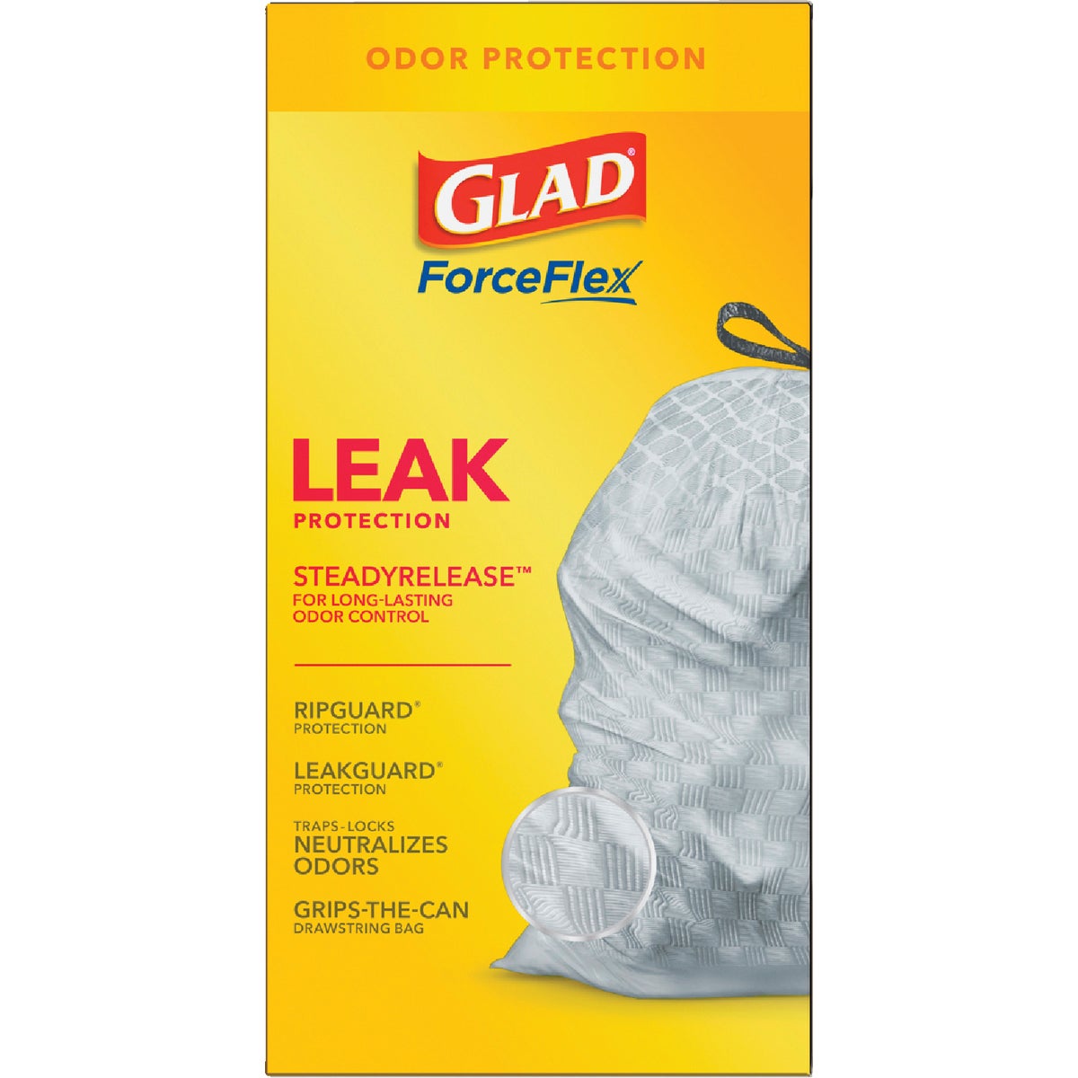 Glad Febreze 13 Gal. Gain Tall Kitchen White Trash Bag (80-Count) Image 7