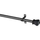 Kenney Amelia 48 In. To 84 In. 7/16 In. Black Standard Cafe Rod Image 1