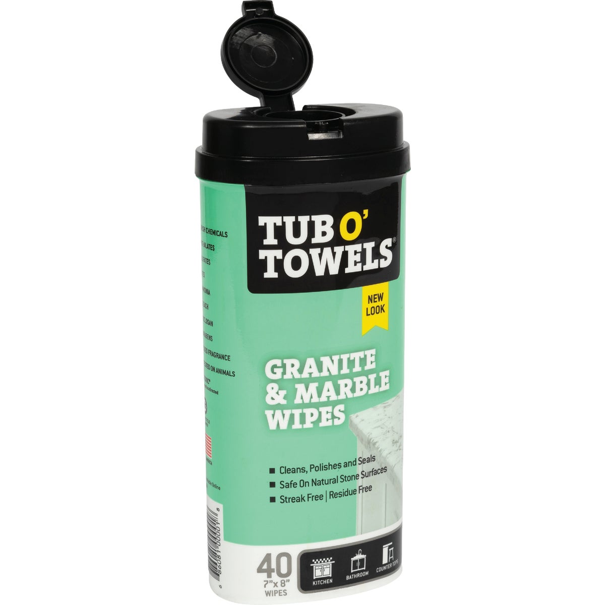 Tub O' Towels Granite & Marble Wipes (40-Count) Image 2