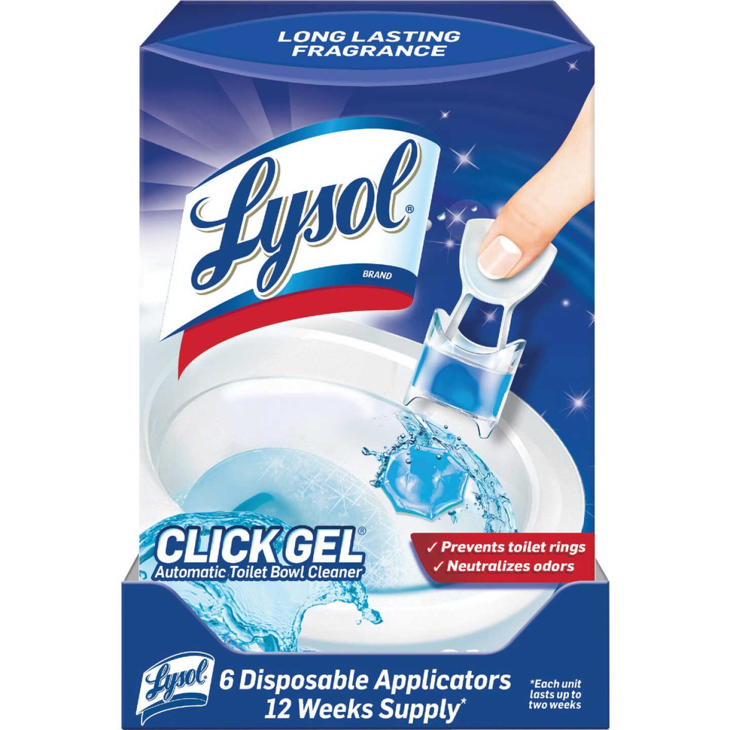 Lysol Click Gel Ocean Fresh Automatic Toilet Bowl Cleaner (6-Pack) Image 1