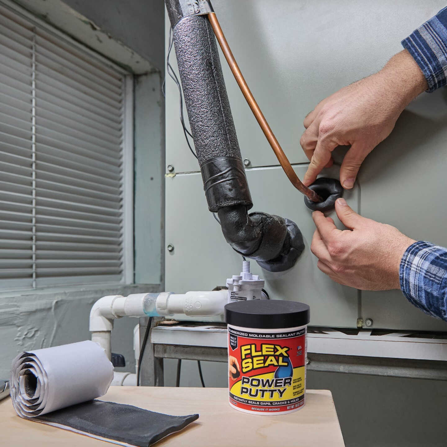 Flex Seal Power Putty 16 Oz. Black Multi-Purpose Adhesive Image 2