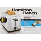 Hamilton Beach 2-Slice Brushed Stainless Steel Toaster Image 2
