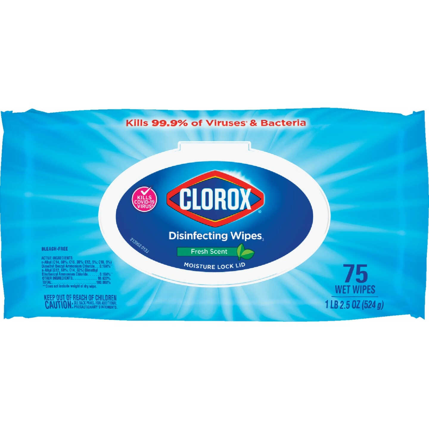 Clorox Fresh Scent Disinfecting Cleaning Wipes Flexpack (75-Count) Image 1