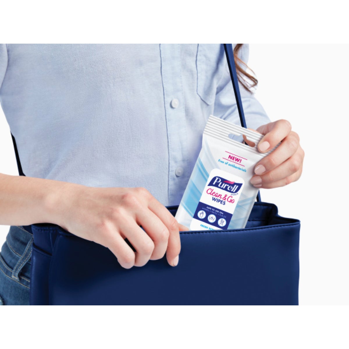 Purell Clean & Go Fresh Scent Skin and Surface Cleaning Wipes (20 Count) Image 6